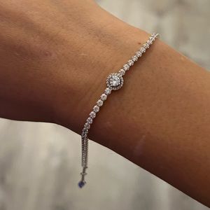 Cute Simple Minimalist Rhinestone Bracelet
